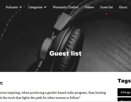 Womanity guest list